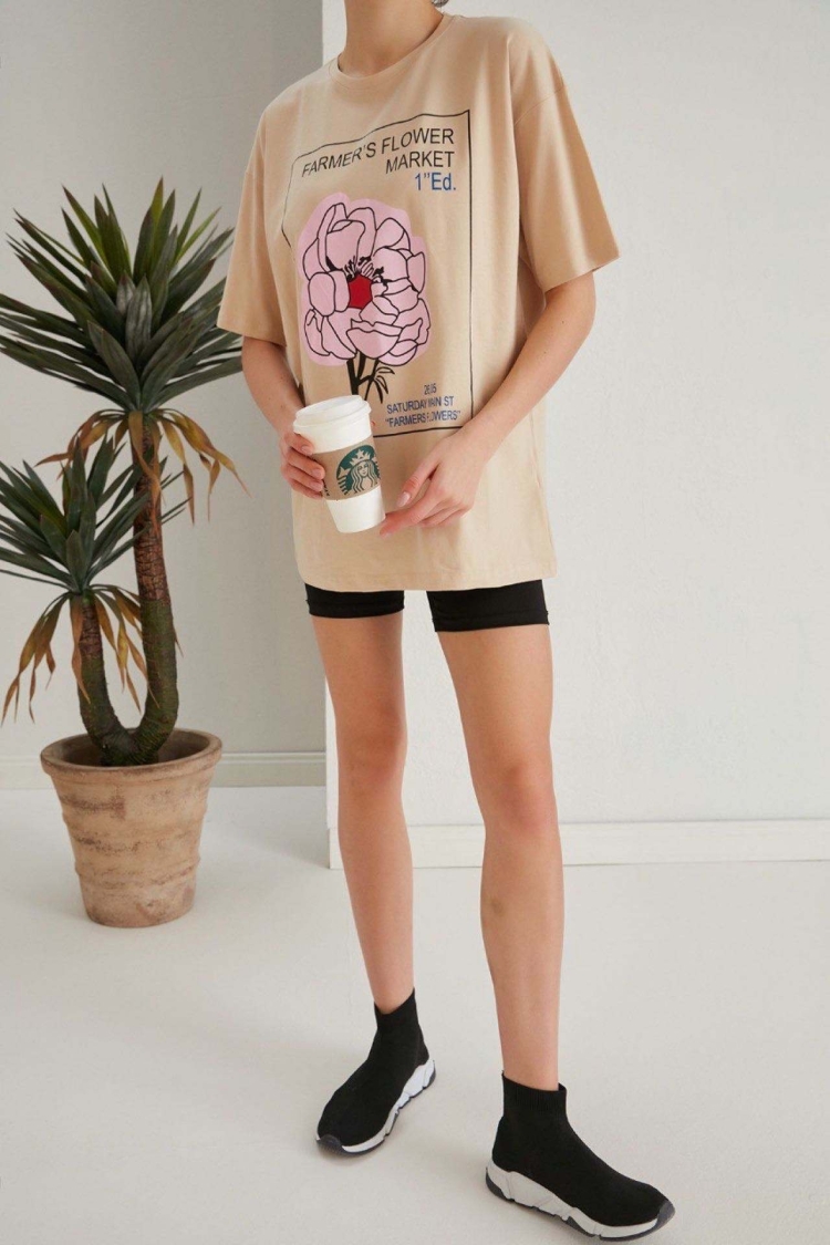 Farmers Print T-shirt - Brand: My Fashion - Women & Kids, Baby Clothes Wholesale - TheBS Women