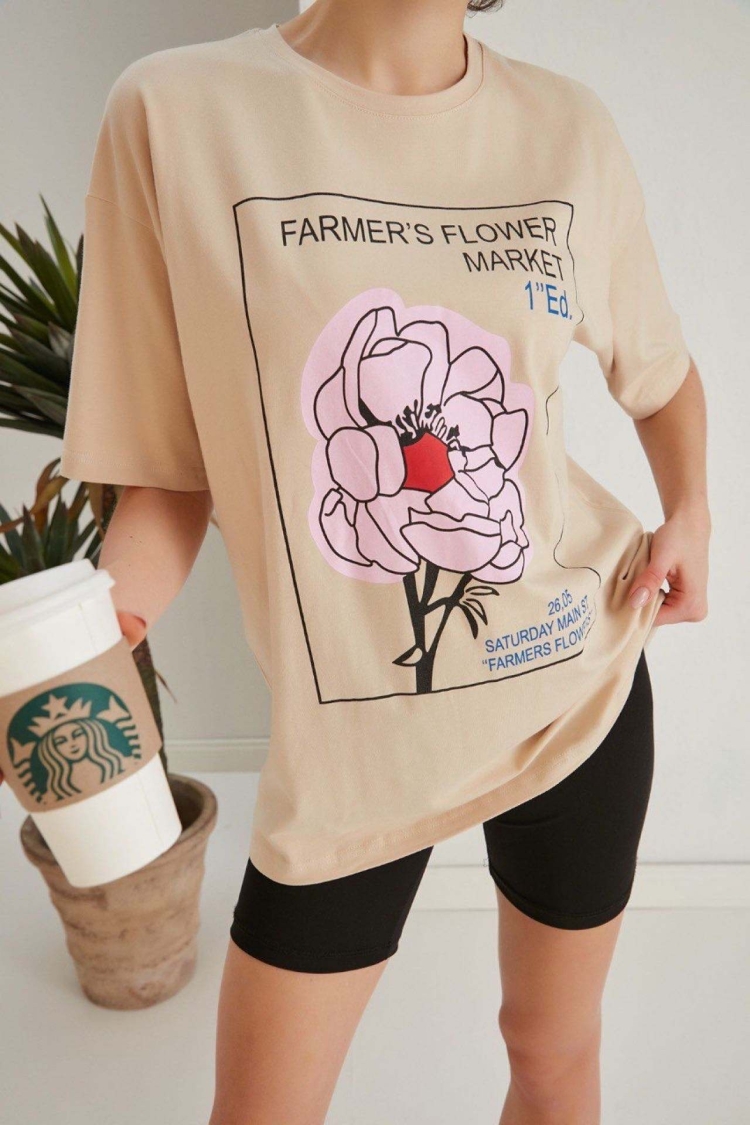 Farmers Print T-shirt - Brand: My Fashion - Women & Kids, Baby Clothes Wholesale - TheBS Women