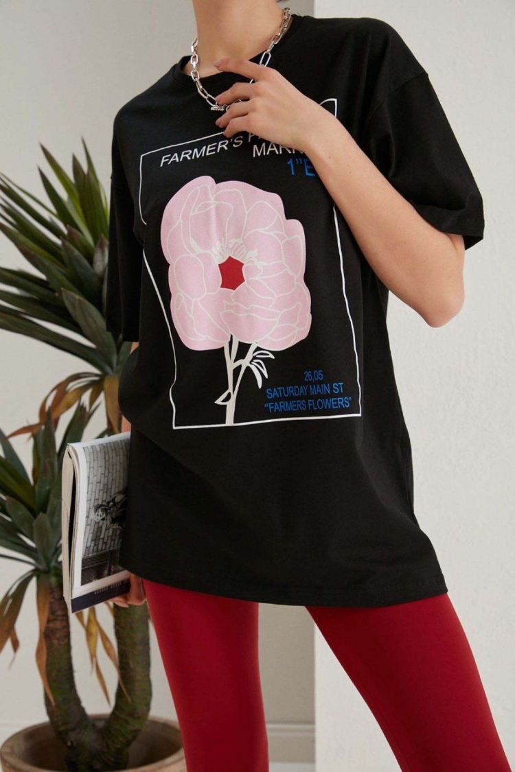 Farmers Print T-shirt - Brand: My Fashion - Women & Kids, Baby Clothes Wholesale - TheBS Women