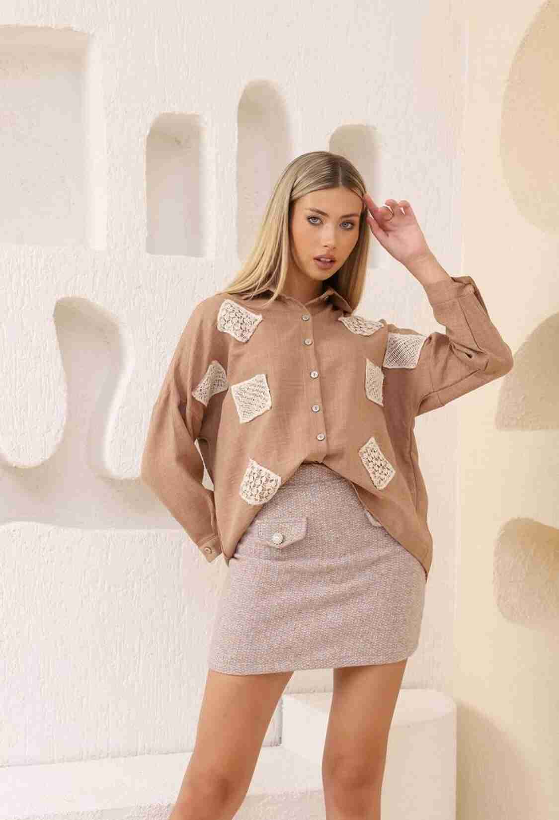 Stamp Mini Skirt - Brand: Topshow - Women & Kids, Baby Clothes Wholesale - TheBS Women