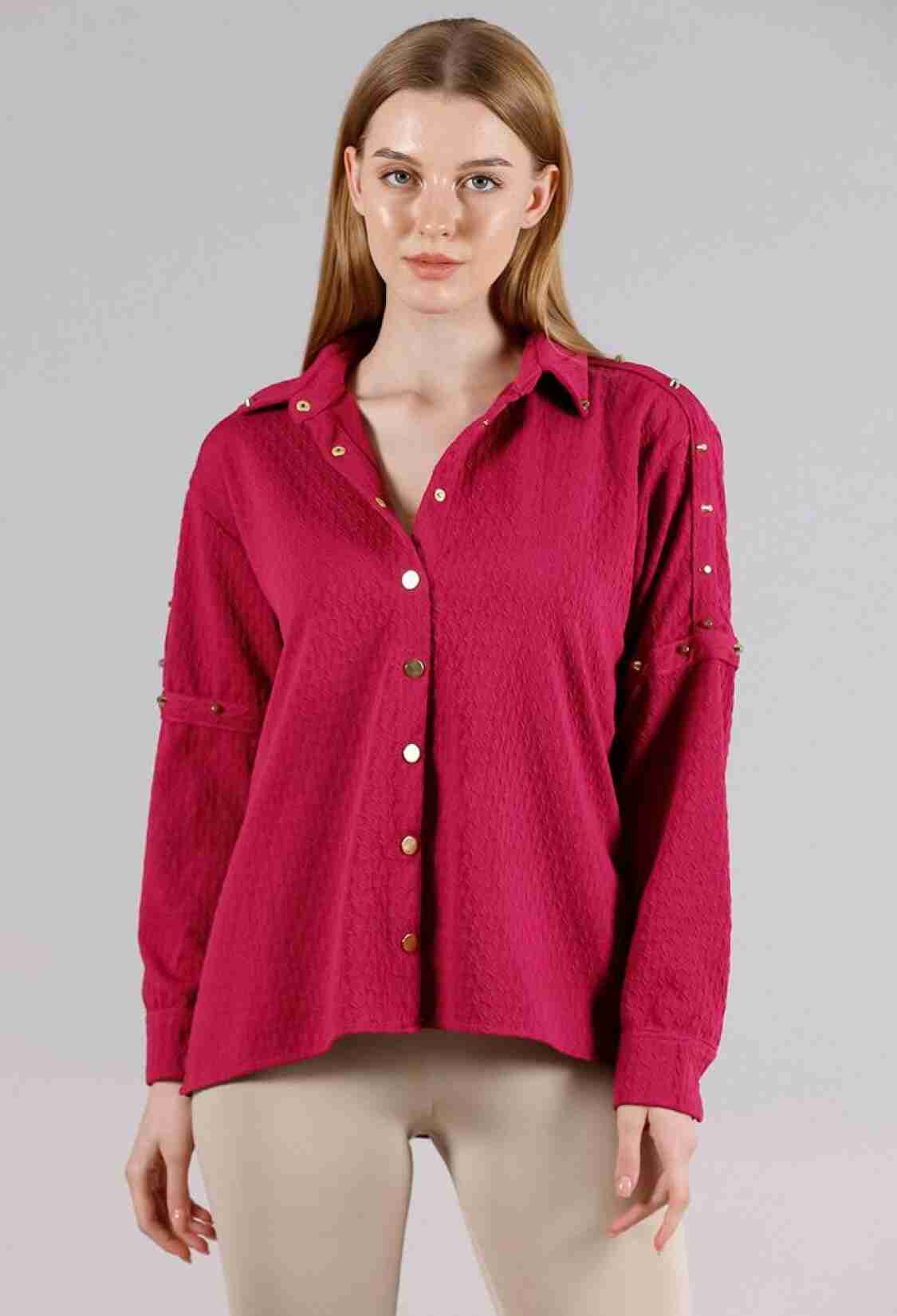 Drop Detailed Shirt - Brand: Topshow - Women & Kids, Baby Clothes Wholesale - TheBS Women