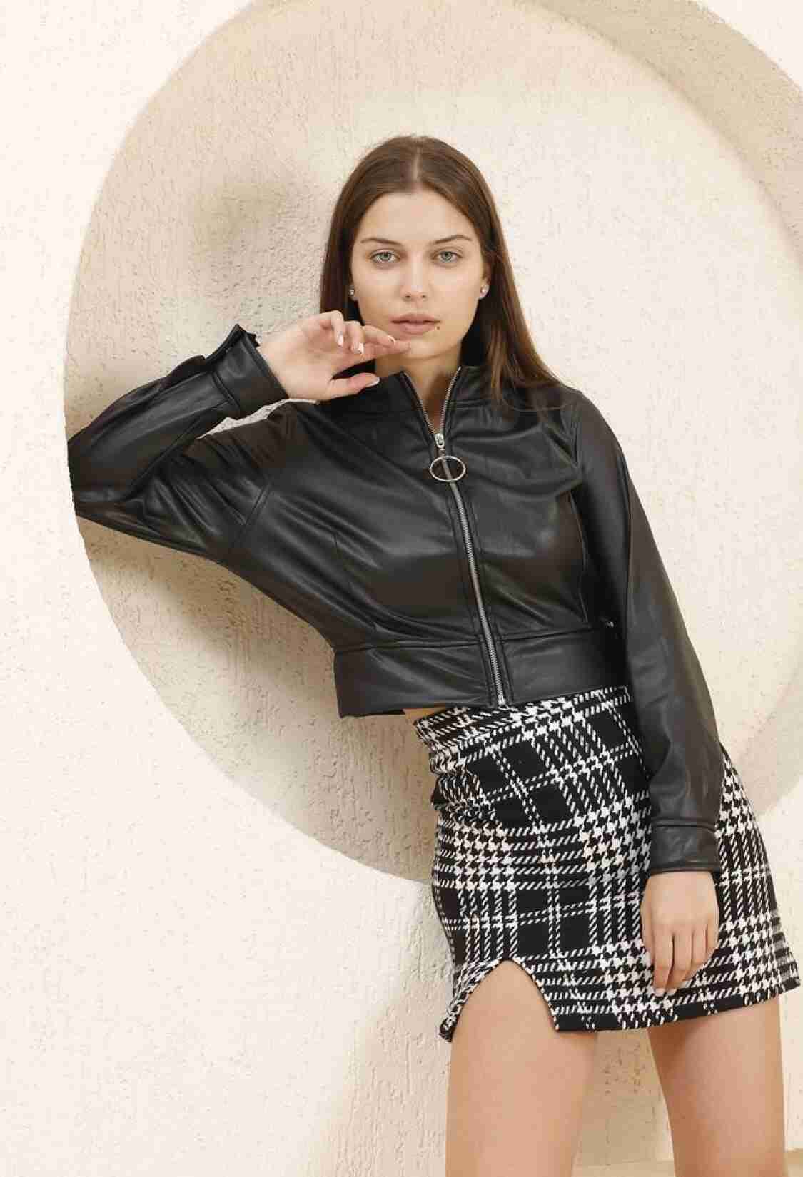 Leather Coat - Brand: Topshow - Women & Kids, Baby Clothes Wholesale - TheBS Women