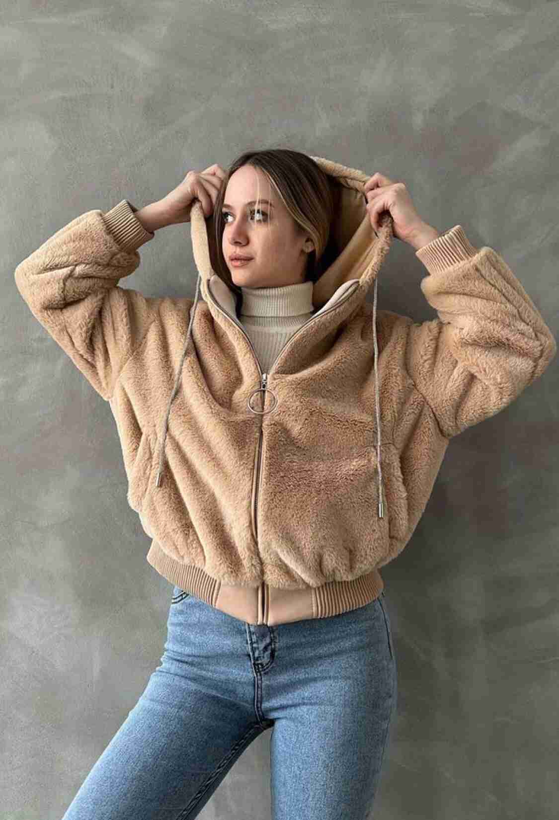 Taş F 1575 Peruş Coat - Brand: Topshow - Women & Kids, Baby Clothes Wholesale - TheBS Women