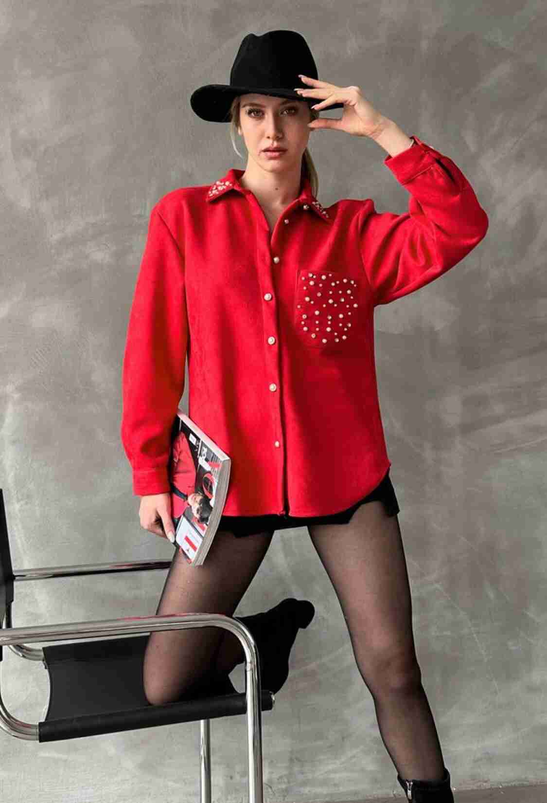 Pocket Tassel Shirt - Brand: Topshow - Women & Kids, Baby Clothes Wholesale - TheBS Women