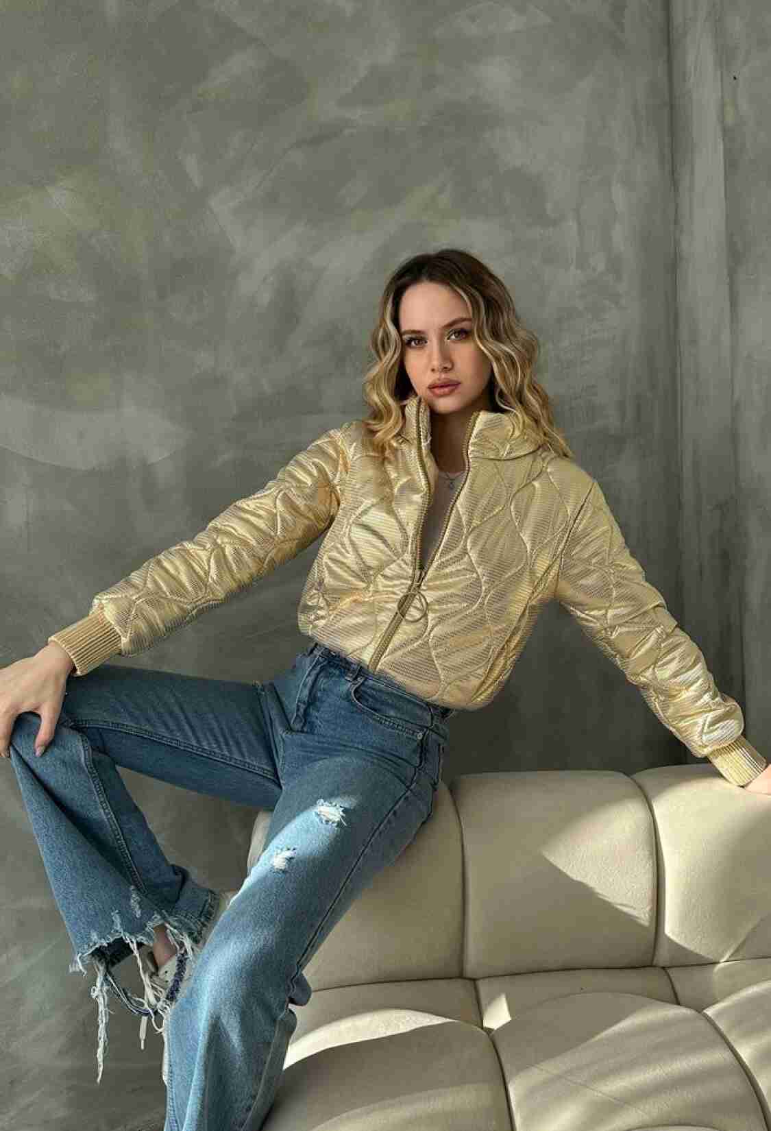 Zippered Shiny Coat - Brand: Topshow - Women & Kids, Baby Clothes Wholesale - TheBS Women
