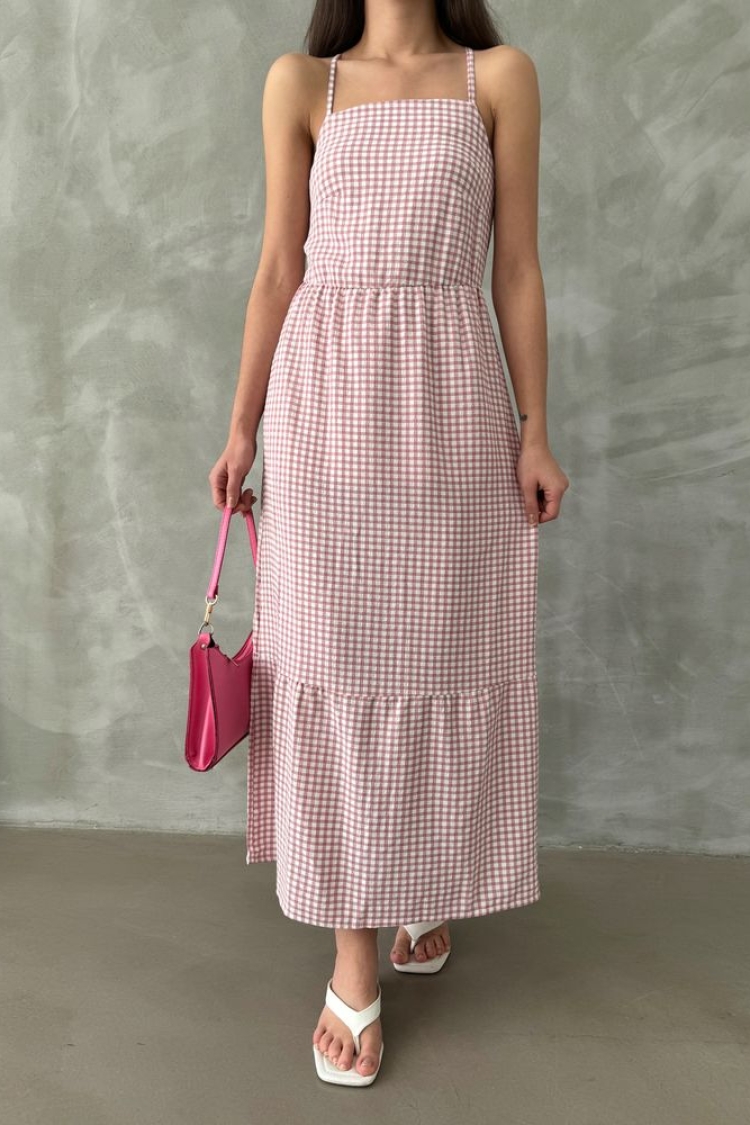 Powder Strap Ankle Length Dress - Brand: Topshow - Women & Kids, Baby Clothes Wholesale - TheBS Women