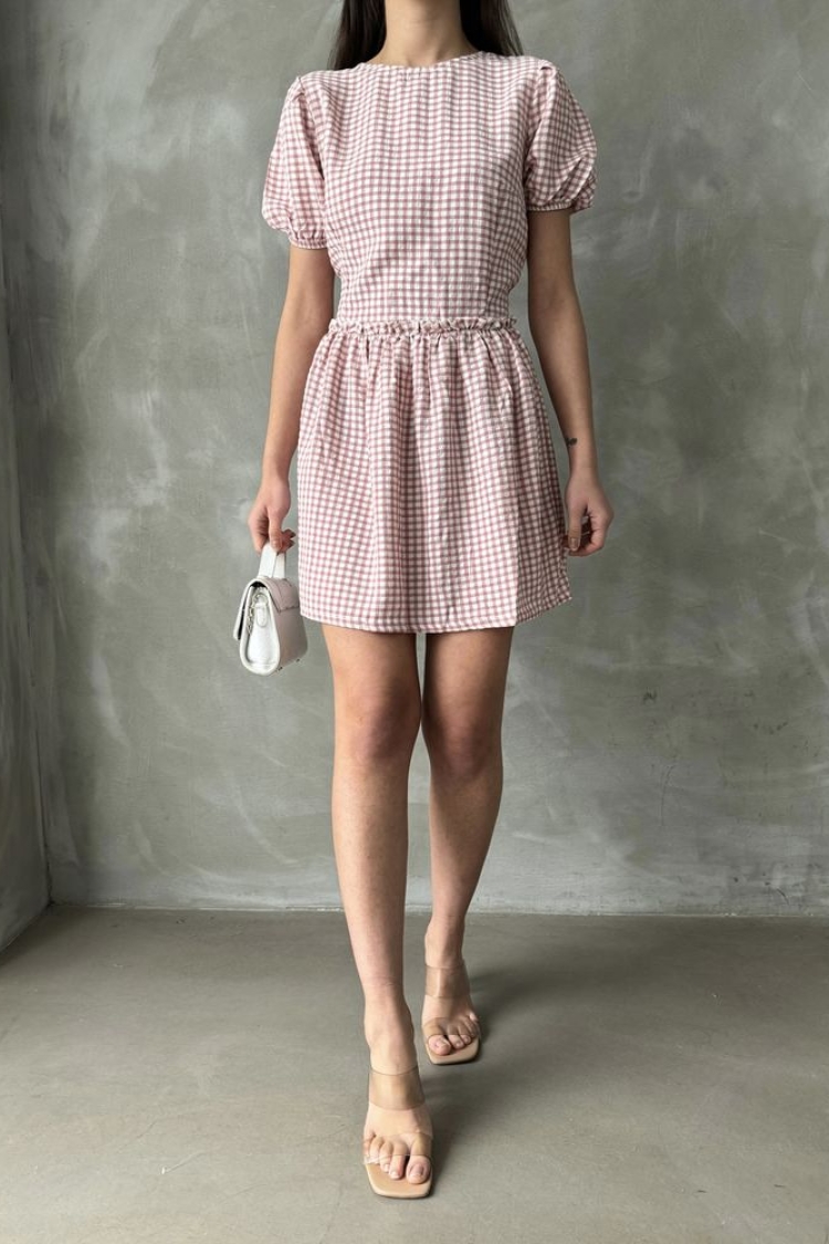 Powder Crew Neck Dress - Brand: Topshow - Women & Kids, Baby Clothes Wholesale - TheBS Women