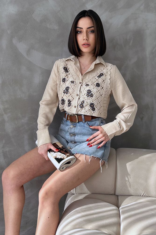 Flower Shirt - Brand: Topshow - Women & Kids, Baby Clothes Wholesale - TheBS Women