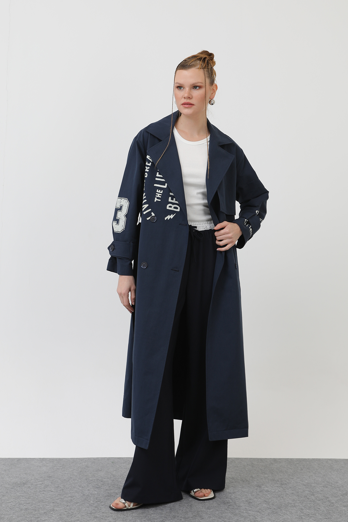 Women's Printed Trench - Brand: SOUL - Women & Kids, Baby Clothes Wholesale - TheBS Women