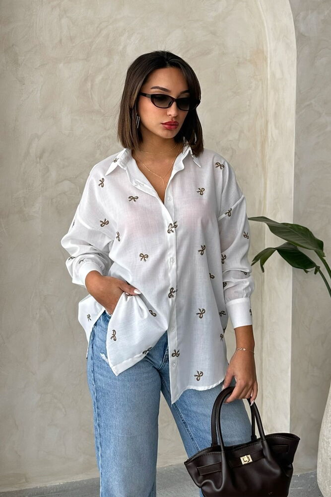 Embroidered Voile Shirt - Brand: Topshow - Women & Kids, Baby Clothes Wholesale - TheBS Women