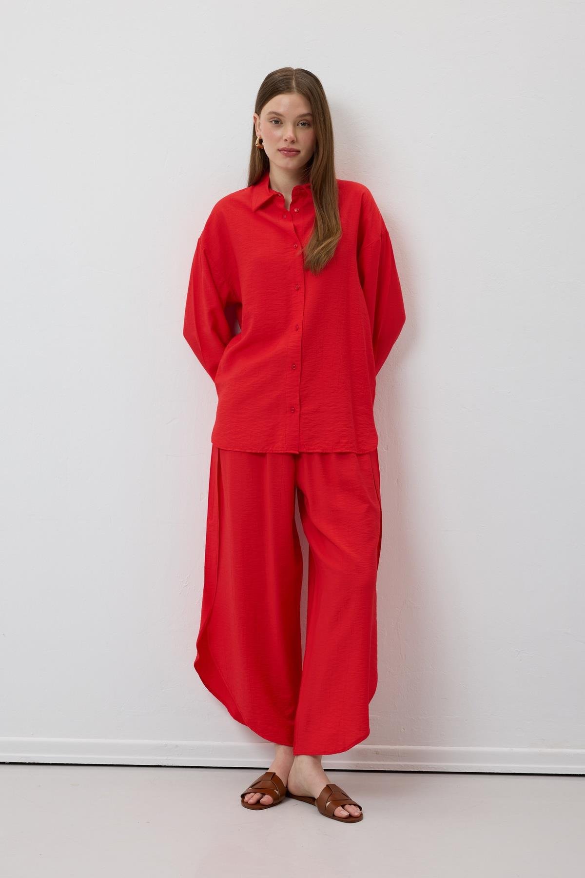 Elastic Waist Slit Pants - Brand: Levure - Women & Kids, Baby Clothes Wholesale - TheBS Women