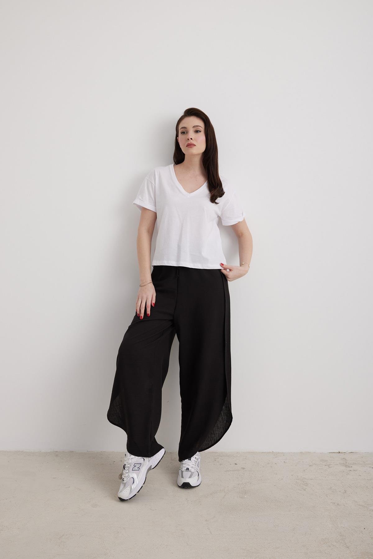 V-Neck Sleeve Folded Tshirt - Brand: Levure - Women & Kids, Baby Clothes Wholesale - TheBS Women