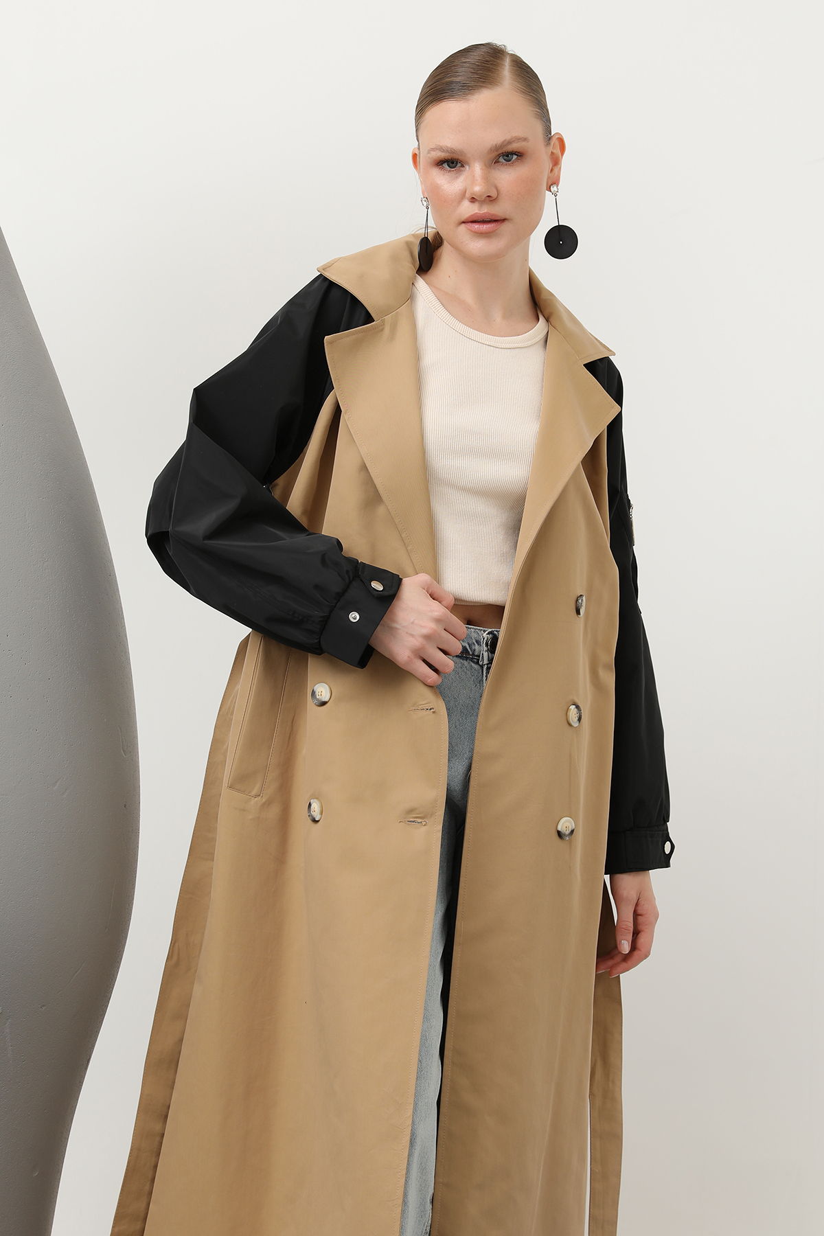 Women’s Sleeve Zipper Detailed Trench – Brand: SOUL – Women & Kids, Baby Clothes Wholesale – TheBS Women