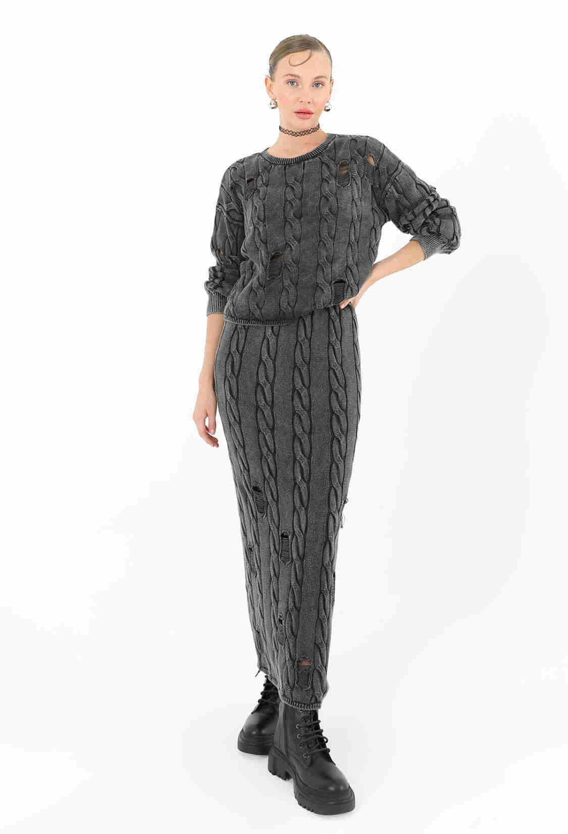 Knitwear Long Skirt - Brand: SOUL - Women & Kids, Baby Clothes Wholesale - TheBS Women