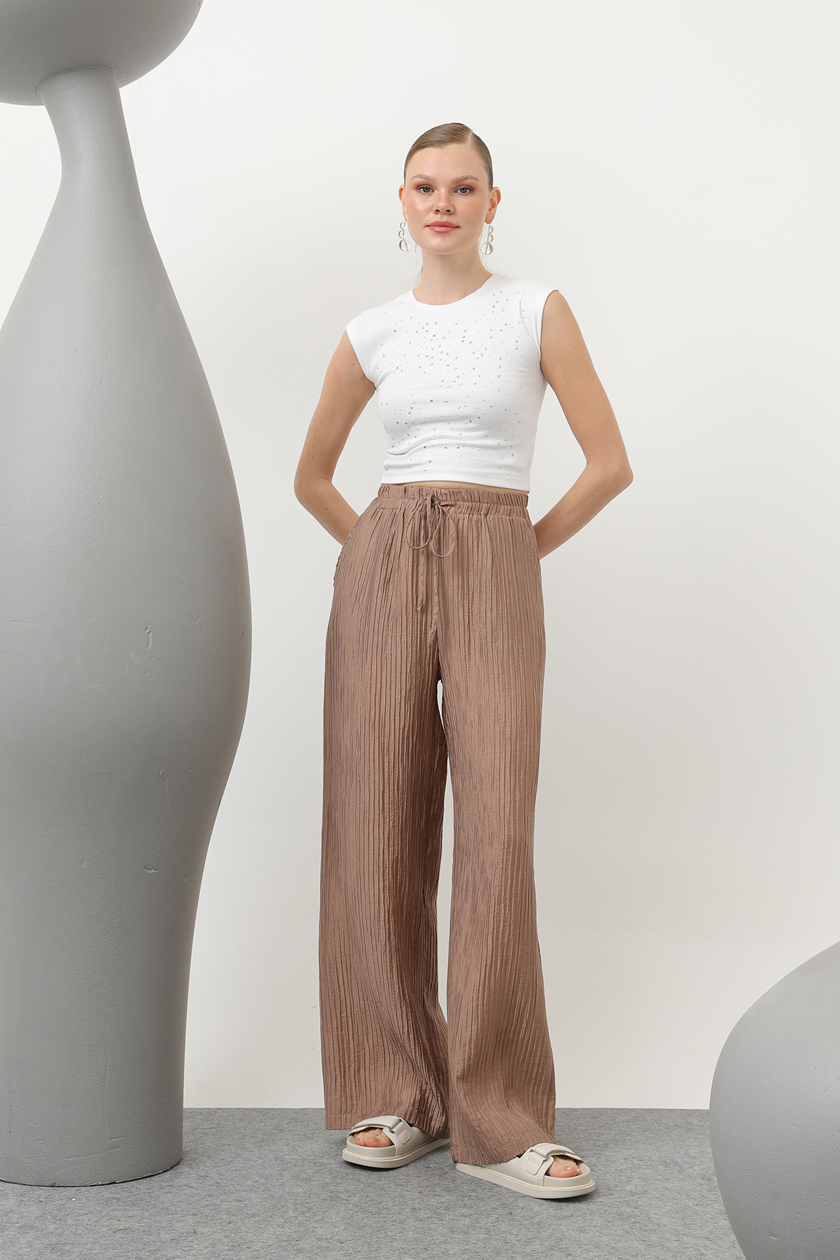 Basic Elastic Pants - Brand: SOUL - Women & Kids, Baby Clothes Wholesale - TheBS Women