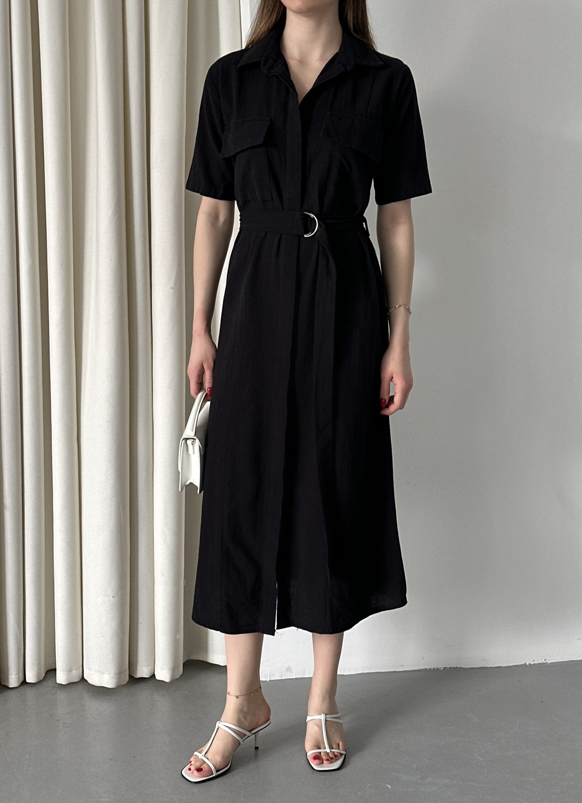 Belted Filam Dress - Brand: My Fashion - Women & Kids, Baby Clothes Wholesale - TheBS Women