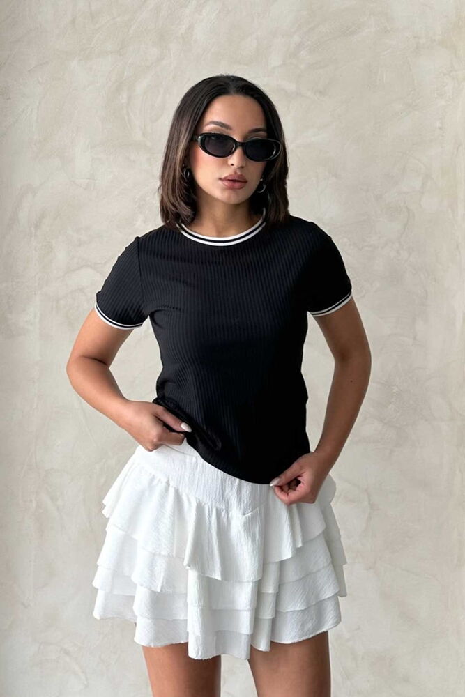 BlackCrew Neck Wholesale T-Shirt - Brand: Topshow - Women & Kids, Baby Clothes Wholesale - TheBS Women