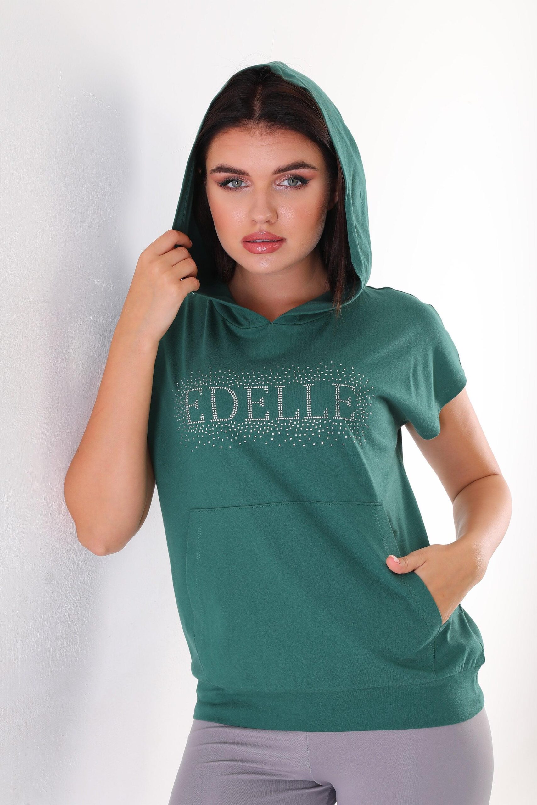 Low Shoulder Hoodie - Brand: EDELLE - Women & Kids, Baby Clothes Wholesale - TheBS Women