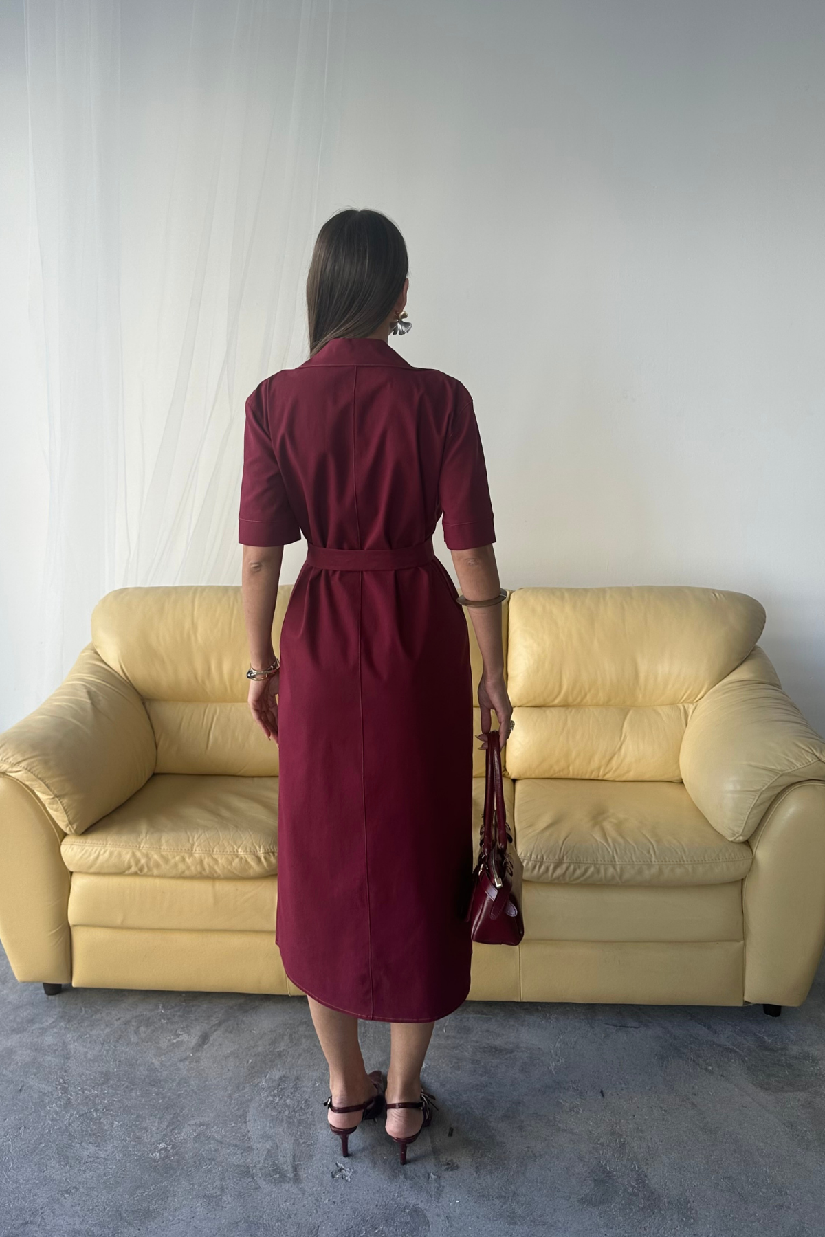 Tencel Front Buttoned Short Sleeve Dress – Brand: Ello – Women & Kids, Baby Clothes Wholesale – TheBS Women