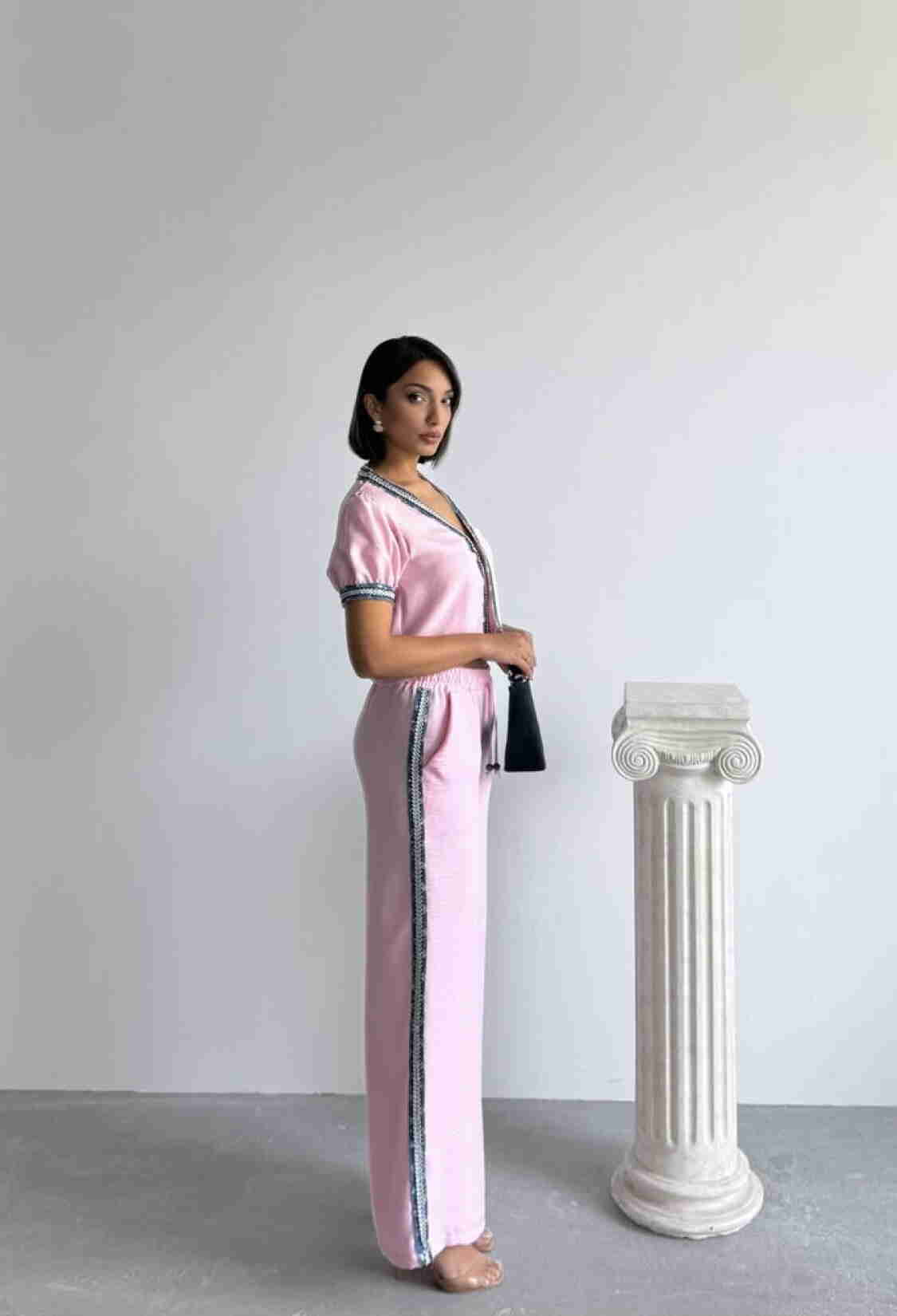 Denim Striped Pants - Brand: Topshow - Women & Kids, Baby Clothes Wholesale - TheBS Women