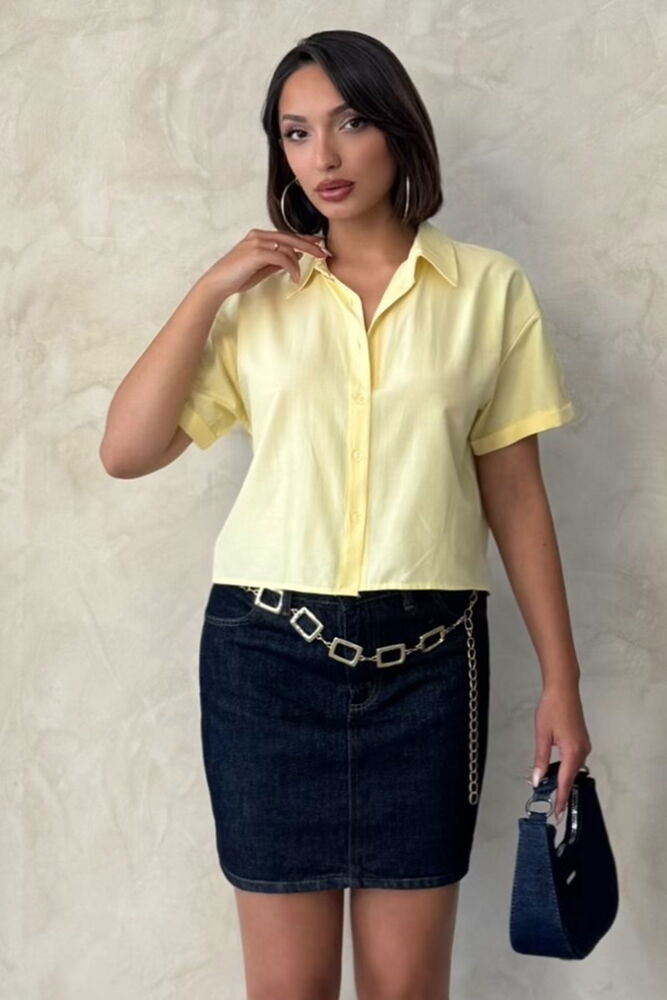 Butterfly Detailed Wholesale Shirt