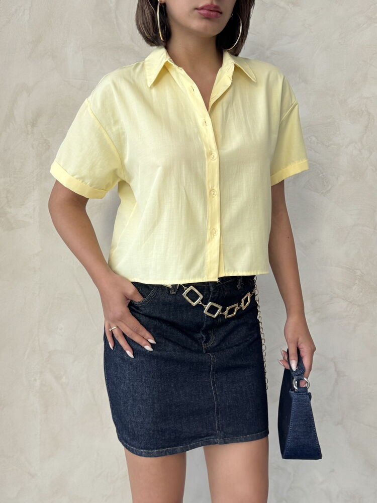 Butterfly Detailed Wholesale Shirt