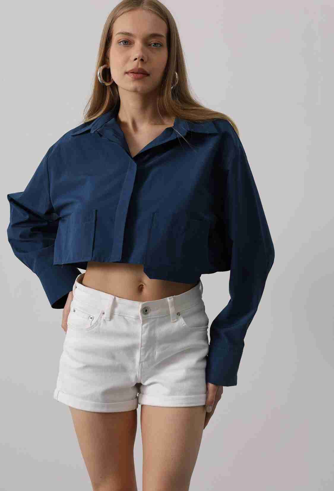 Short Size Double Pocket Shirt - Brand: Reyon - Women & Kids, Baby Clothes Wholesale - TheBS Women