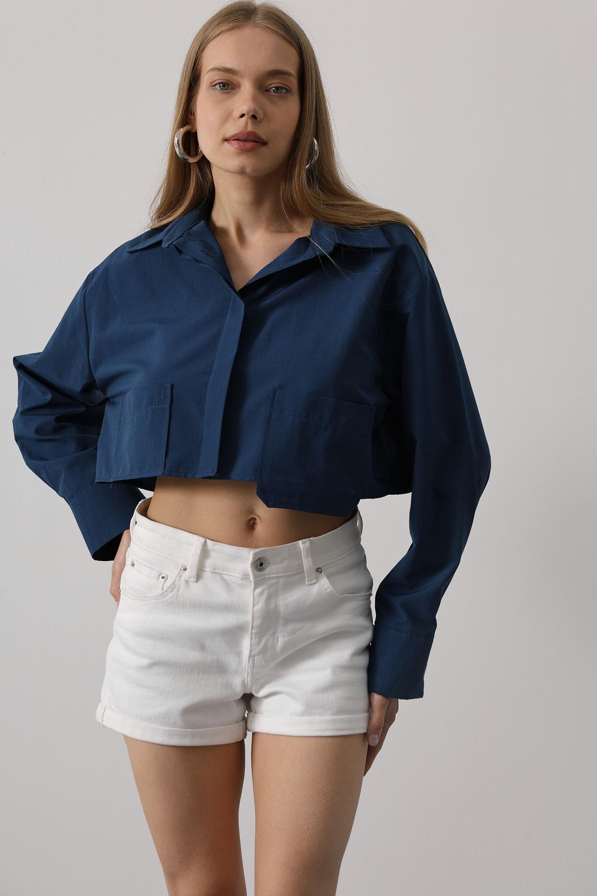 Short Size Double Pocket Shirt - Brand: Reyon - Women & Kids, Baby Clothes Wholesale - TheBS Women