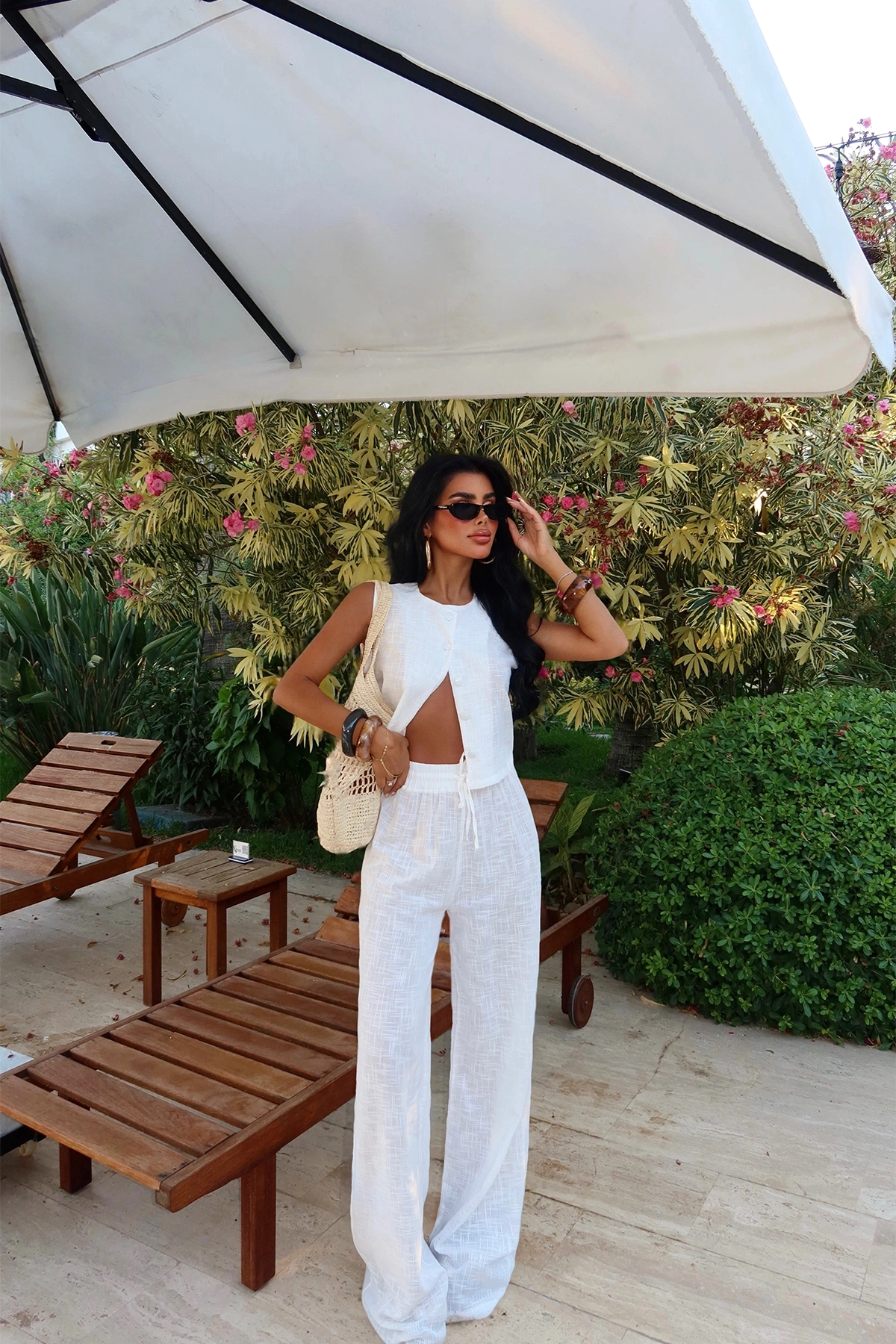 Elegant Boho Palazzo Set - Brand: EYYO ATELIER - Women & Kids, Baby Clothes Wholesale - TheBS Women