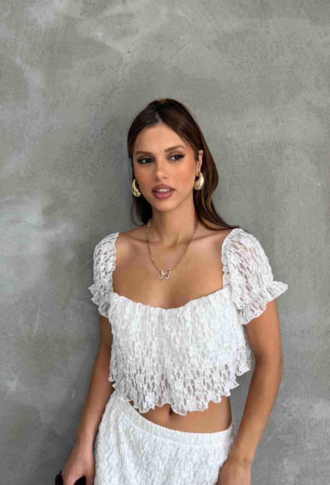 White Elegant Casual Suit - Brand: Fiori - Women & Kids, Baby Clothes Wholesale - TheBS Women