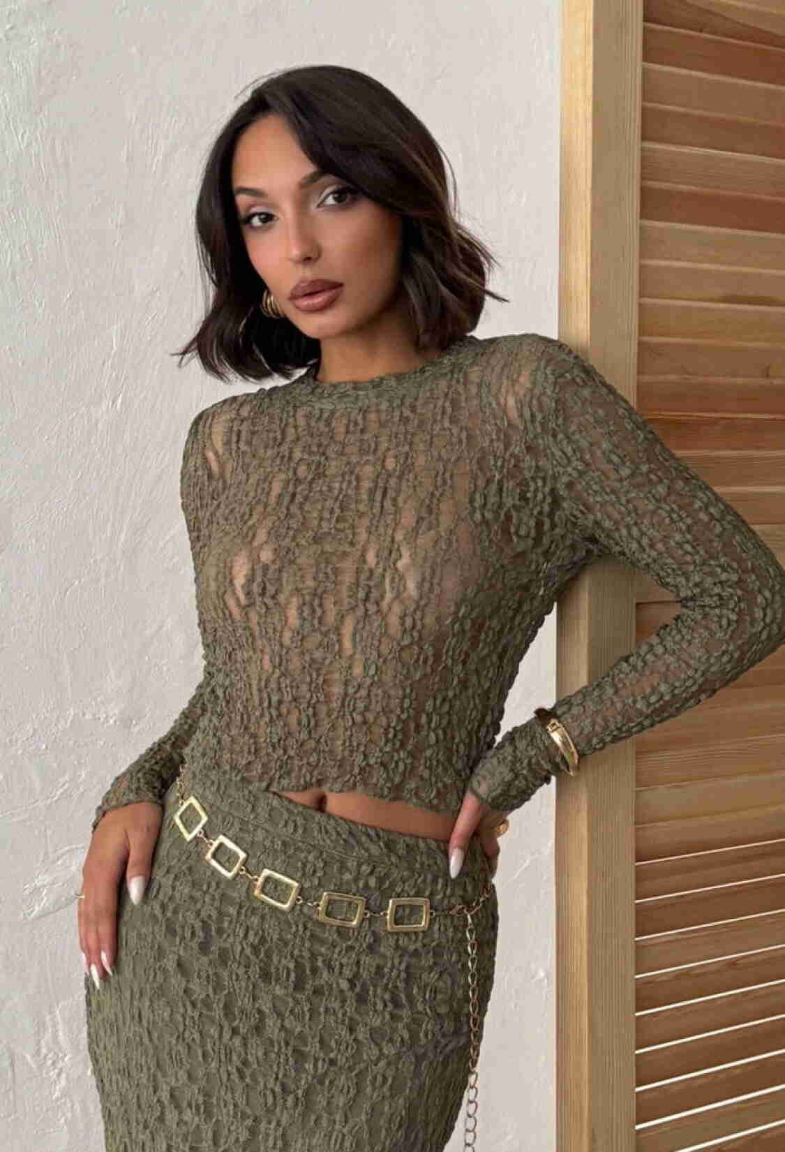 Green Sexy Elegant Glam Blouse - Brand: Topshow - Women & Kids, Baby Clothes Wholesale - TheBS Women