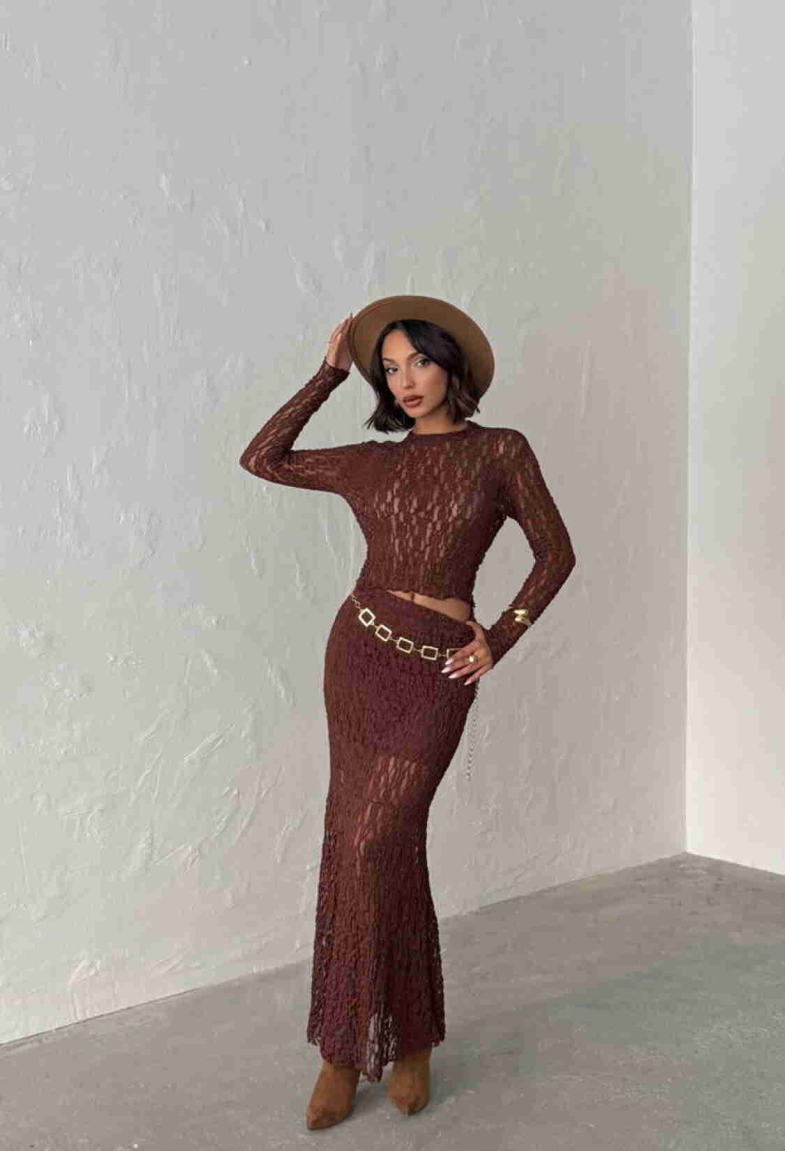 Elegant Fitted Blouse With Round Neck - Brand: Topshow - Women & Kids, Baby Clothes Wholesale - TheBS Women