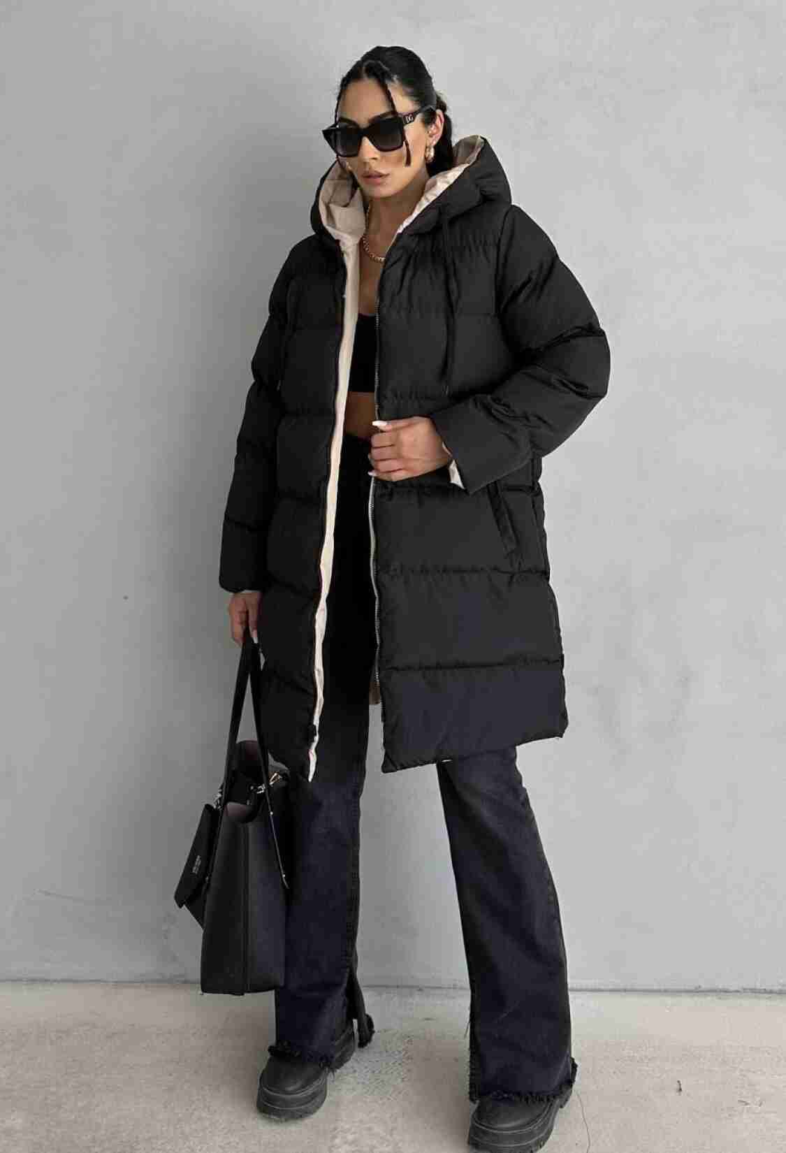 Oversized Puffer Hooded Coat - Brand: My Jest Fashion - Women & Kids, Baby Clothes Wholesale - TheBS Women
