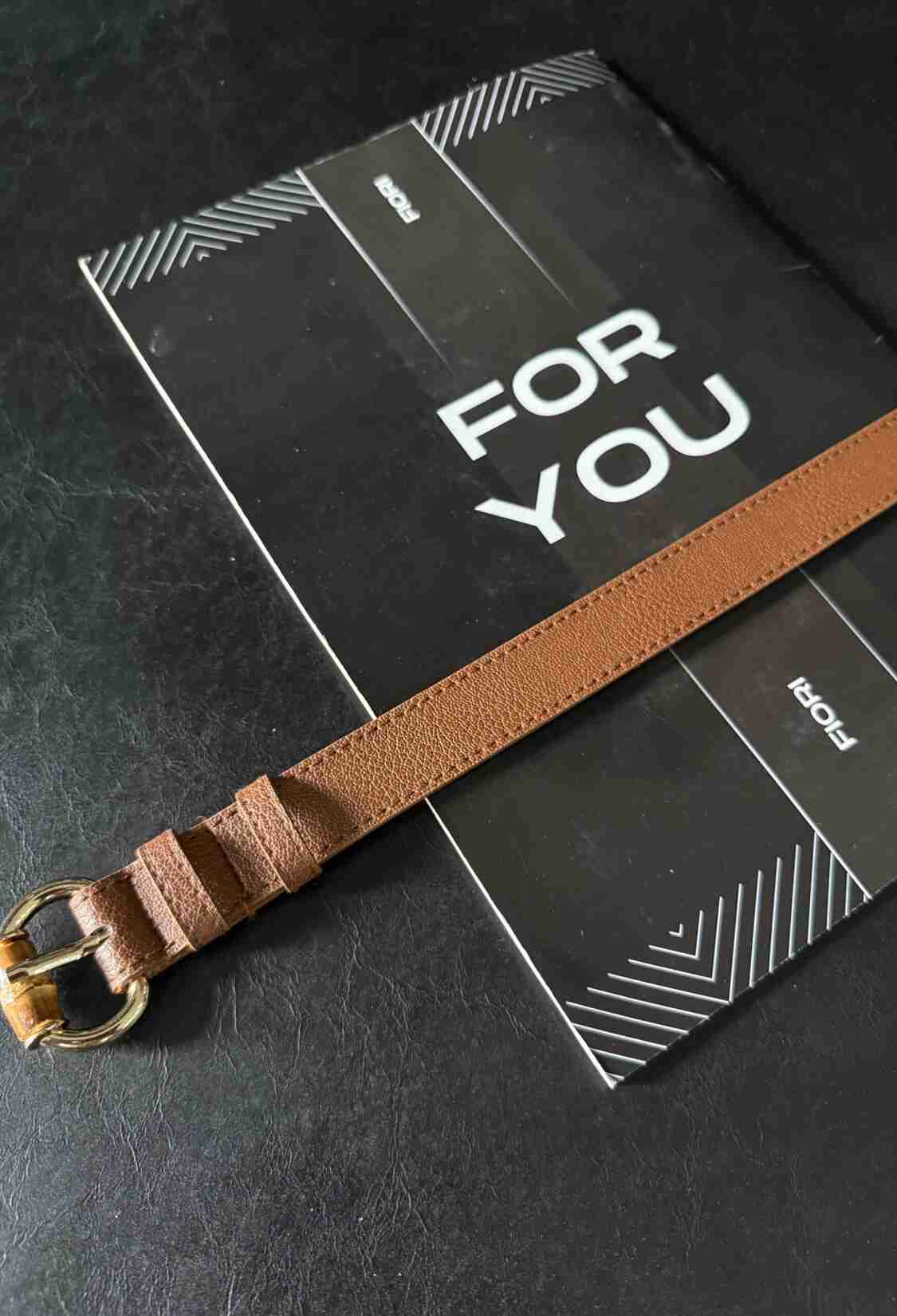 Women's Belt With Oval Buckle - Brand: Fiori - Women & Kids, Baby Clothes Wholesale - TheBS Women