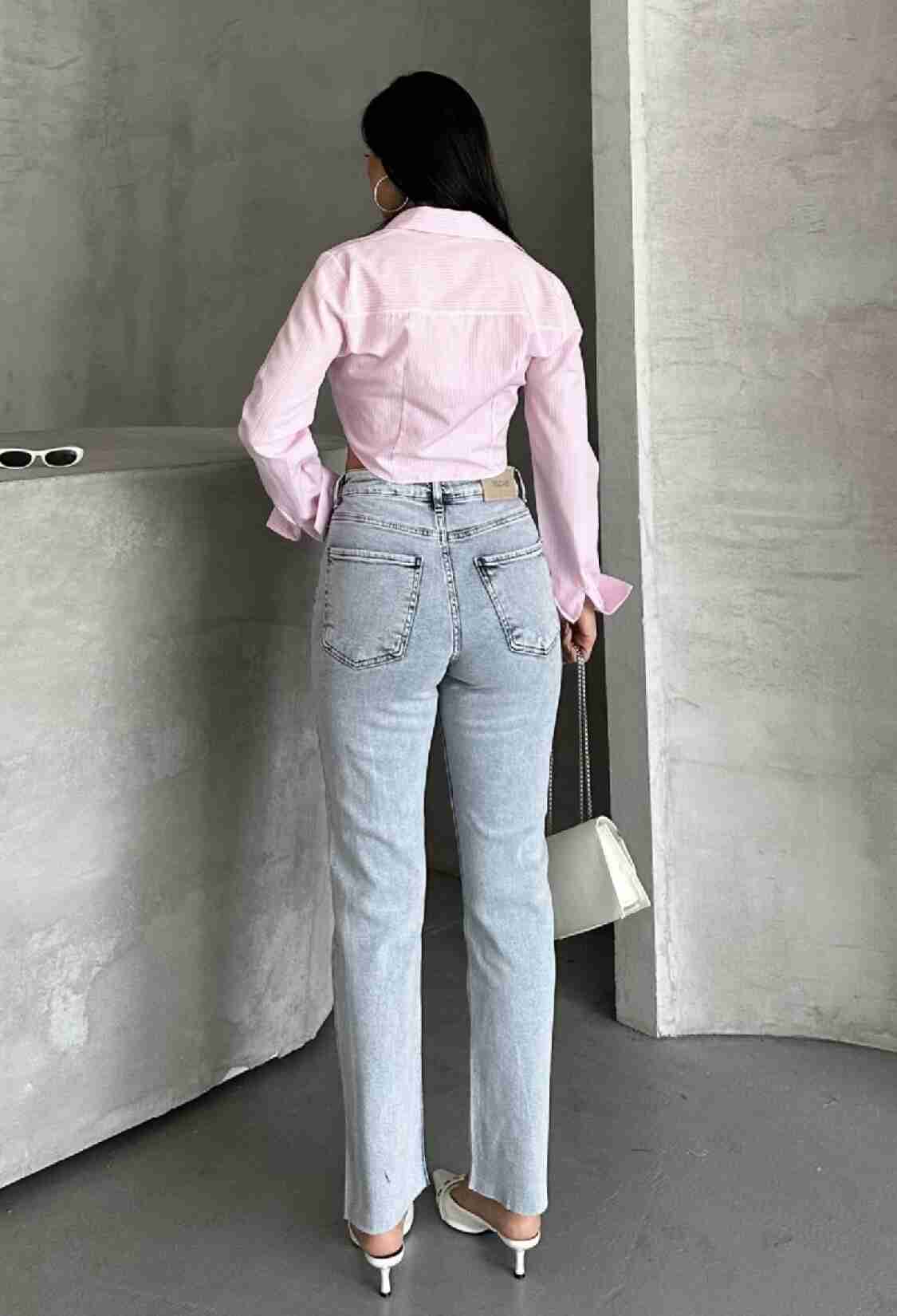 Mom Jeans High Waist Straight Leg Buttoned - Brand: XLove - Women & Kids, Baby Clothes Wholesale - TheBS Women