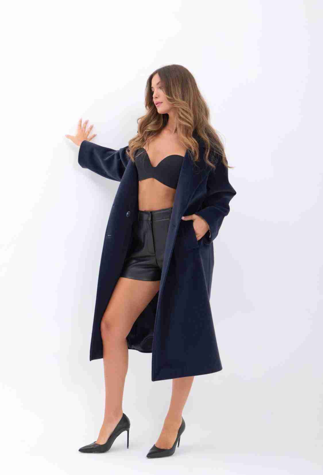 Elegant Single-Breasted Coat - Brand: Fame - Women & Kids, Baby Clothes Wholesale - TheBS Women