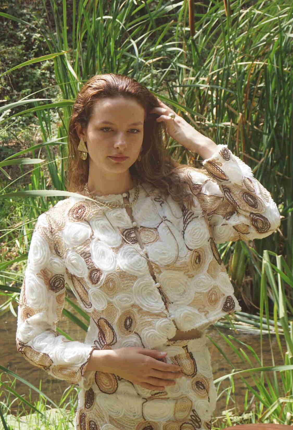 Beige Single-Breasted Blazer Jacket - Brand: Topshow - Women & Kids, Baby Clothes Wholesale - TheBS Women