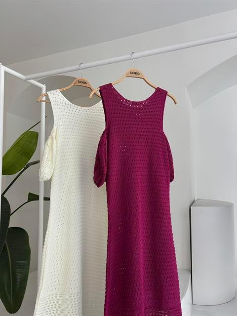 Shoulder Detailed Skirt Ruffle Sweater Dress – Brand: Sobe Istanbul – Women & Kids, Baby Clothes Wholesale – TheBS Women