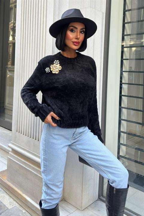 Sweater Casual Elegant Crew Neck Long Sleeve - Brand: Sobe Istanbul - Women & Kids, Baby Clothes Wholesale - TheBS Women