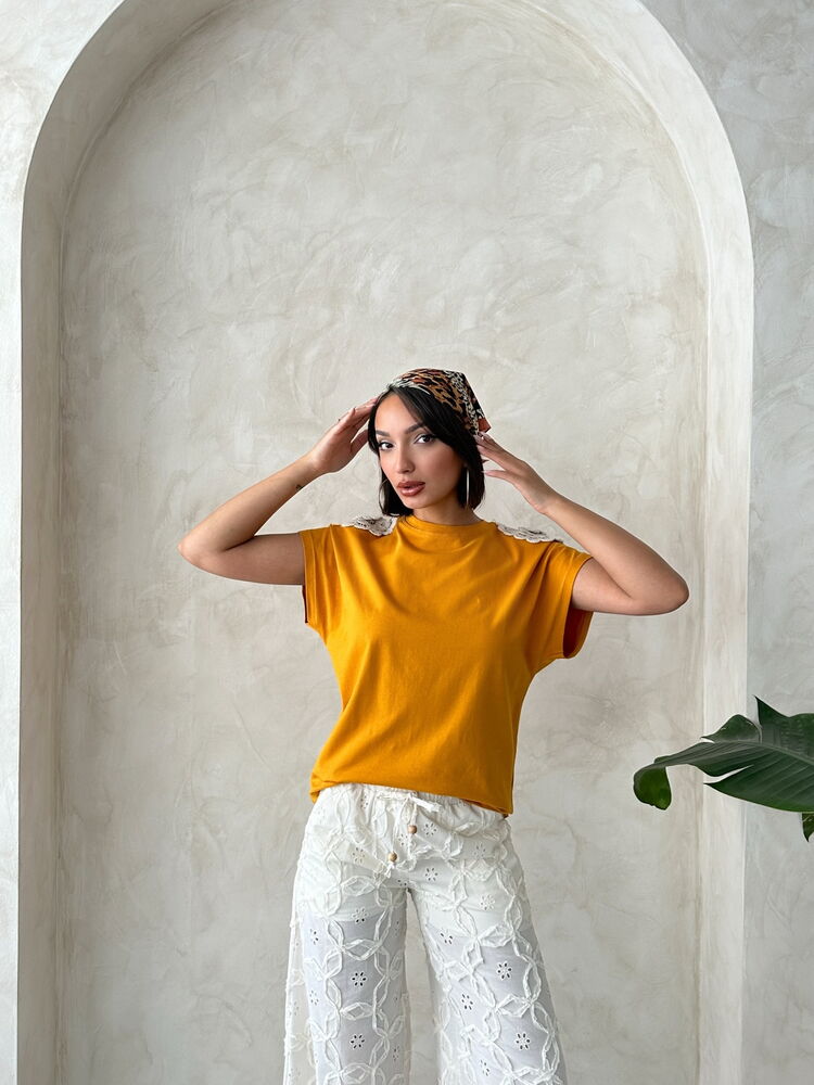 Shoulder Lace Tshirt – Brand: Topshow – Women & Kids, Baby Clothes Wholesale – TheBS Women