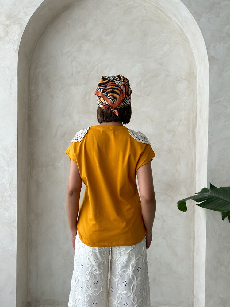 Shoulder Lace Tshirt – Brand: Topshow – Women & Kids, Baby Clothes Wholesale – TheBS Women