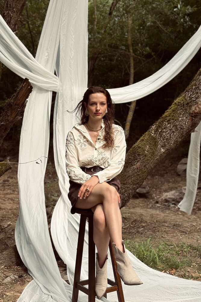 White Casual Boho Elegant Floral Shirt - Brand: Topshow - Women & Kids, Baby Clothes Wholesale - TheBS Women