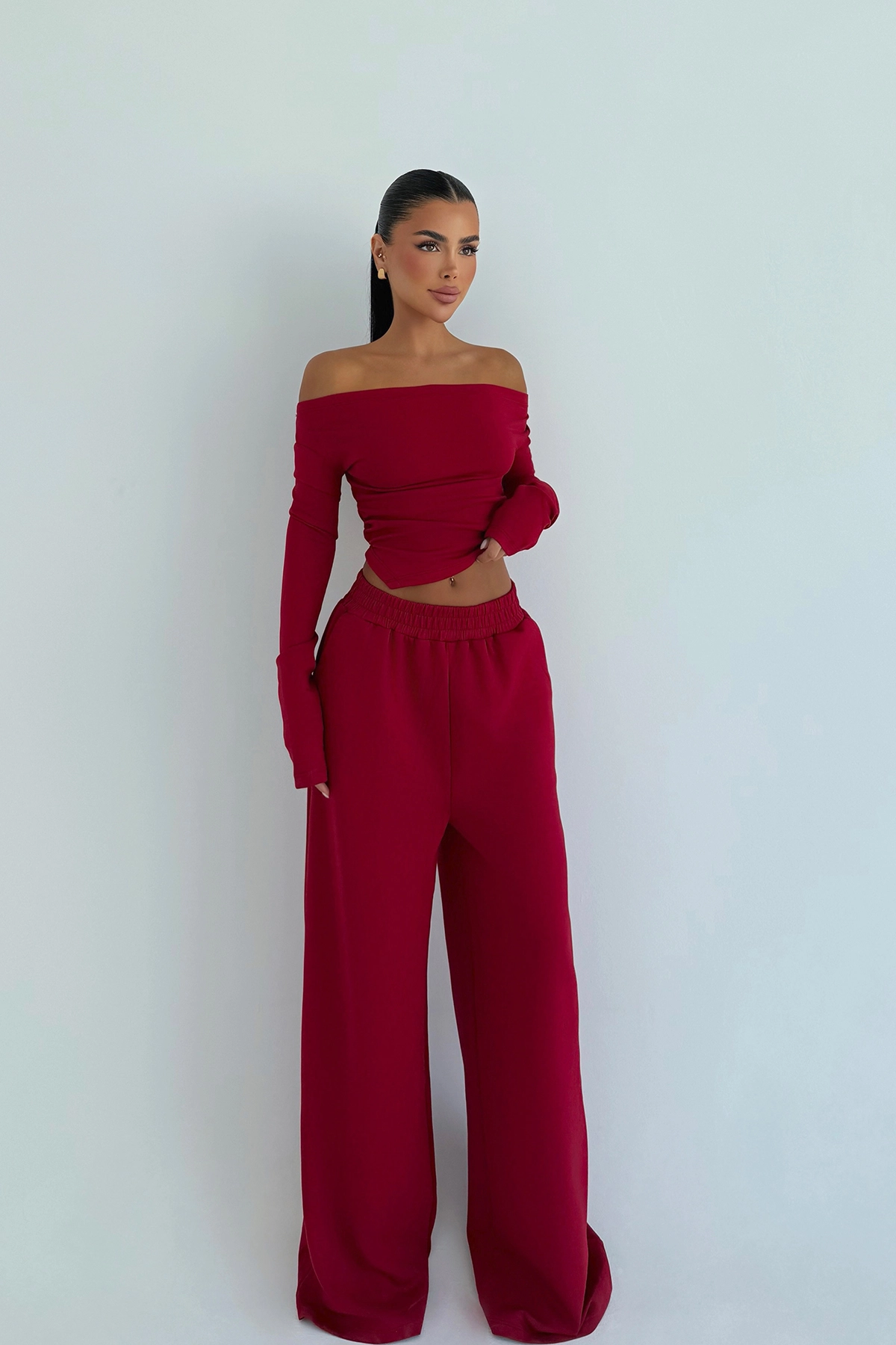 ClaretStylish Palazzo Set - Brand: EYYO ATELIER - Women & Kids, Baby Clothes Wholesale - TheBS Women