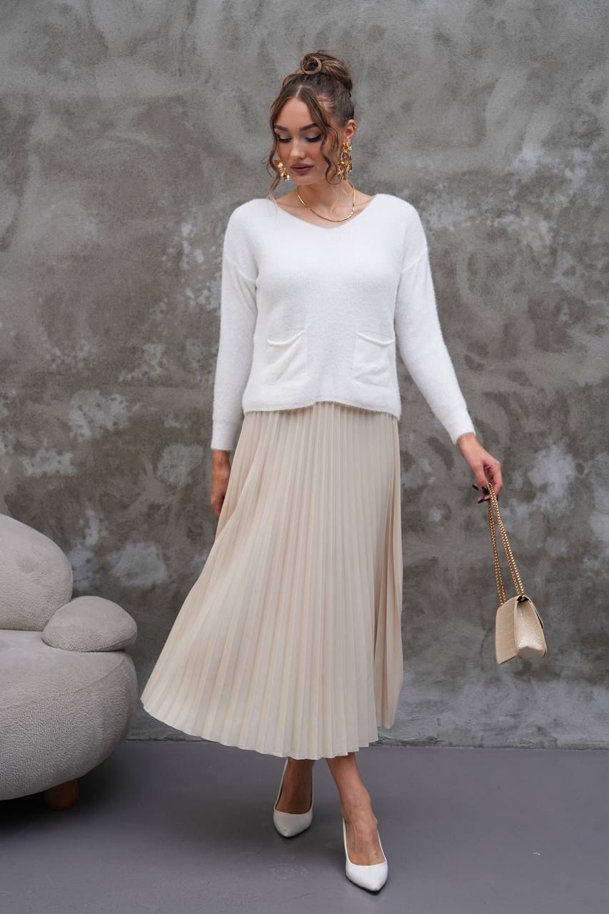 Sweater With Round Neck And Regular Fit – Brand: My Jest Fashion – Women & Kids, Baby Clothes Wholesale – TheBS Women