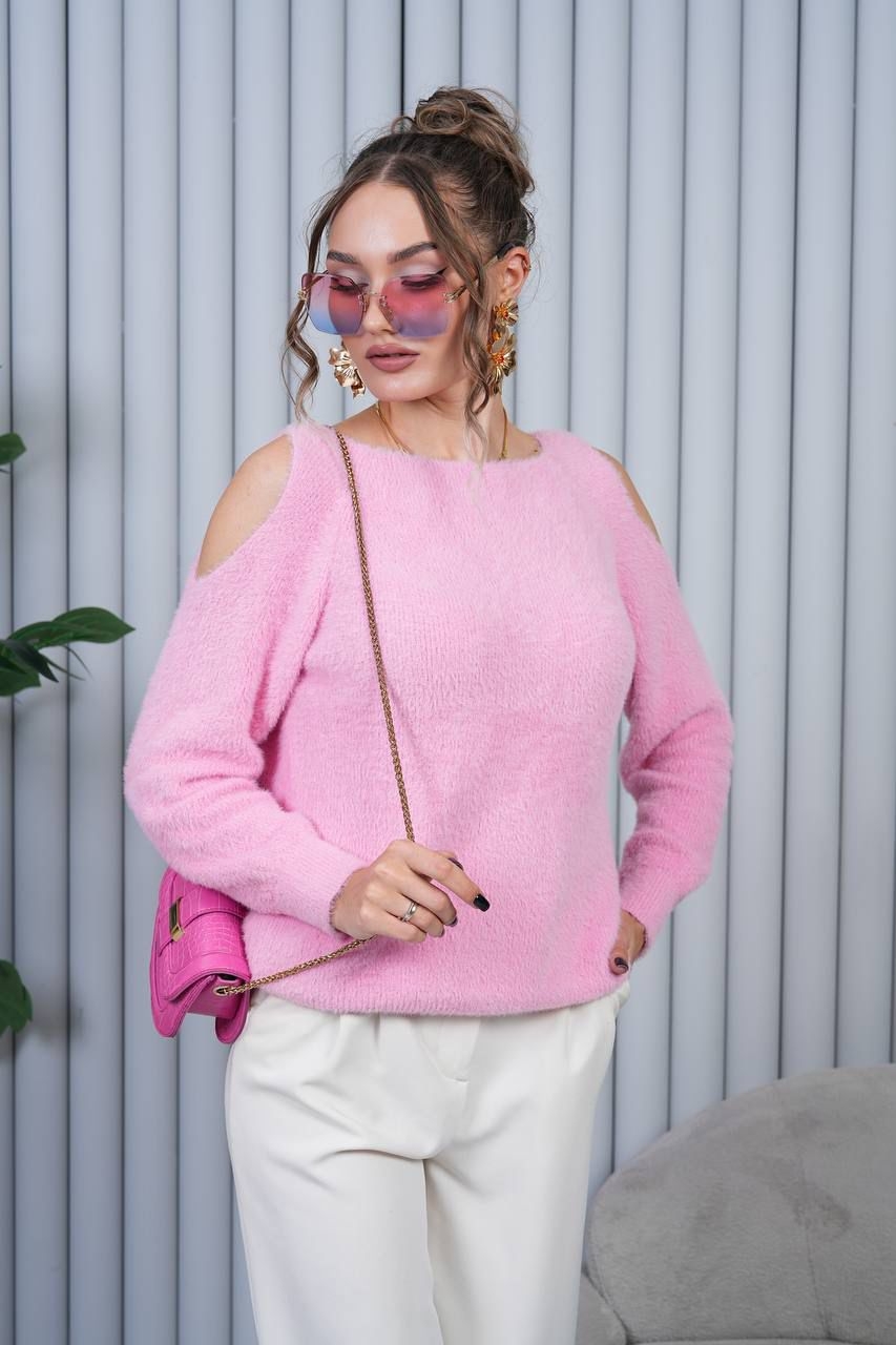 Sweater With Long Sleeves And Round Neck - Brand: My Jest Fashion - Women & Kids, Baby Clothes Wholesale - TheBS Women