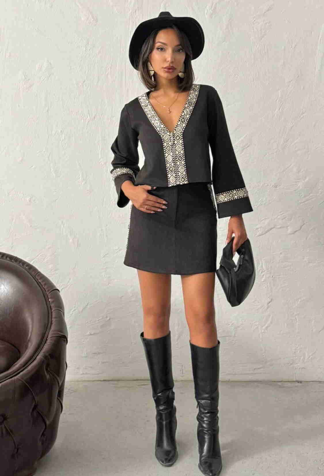 Ethnic Casual Pencil Mini Skirt - Brand: Topshow - Women & Kids, Baby Clothes Wholesale - TheBS Women