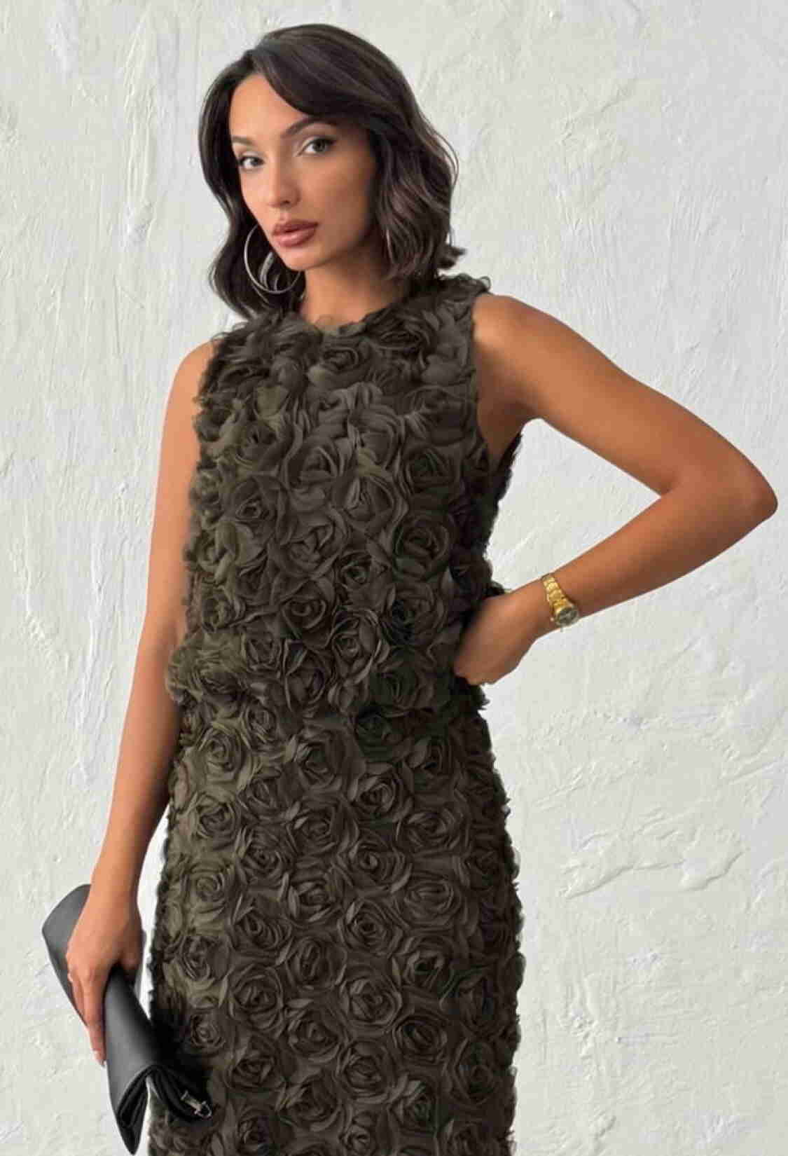 Green Elegant Slim Fit Sleeveless Blouse - Brand: Topshow - Women & Kids, Baby Clothes Wholesale - TheBS Women