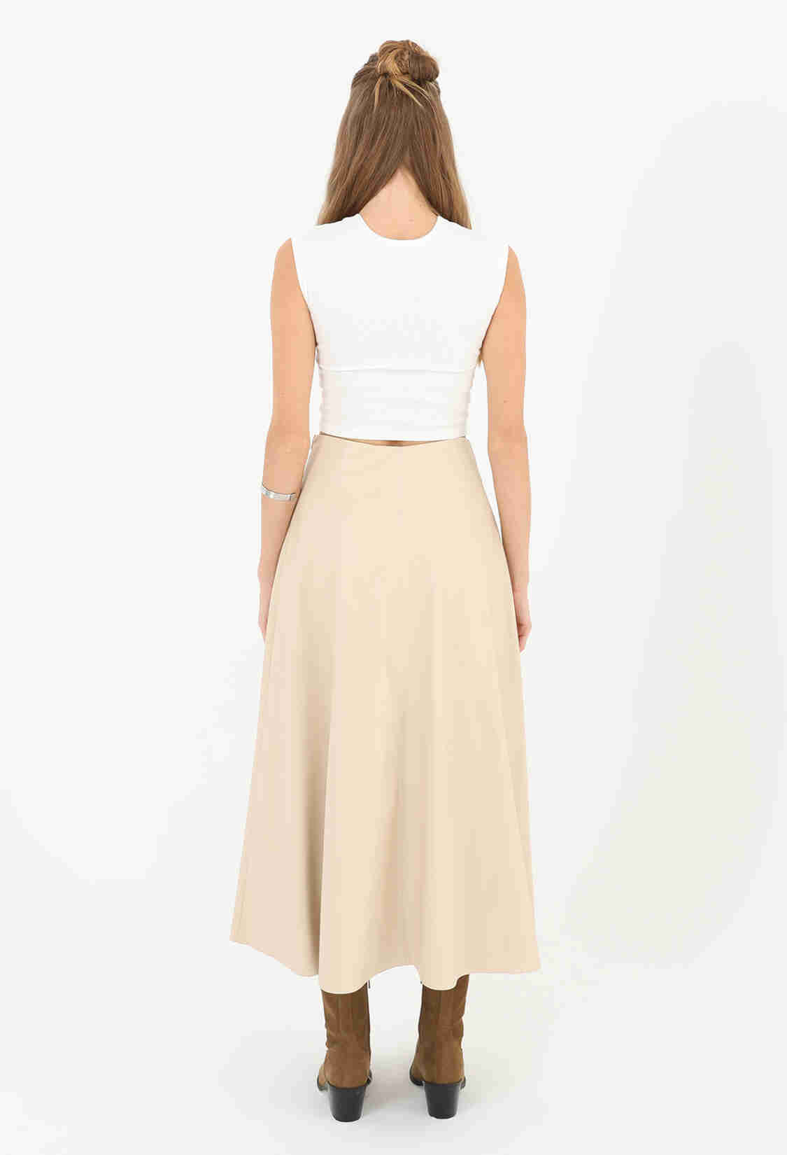 A-Line High Waist Midi Skirt ElegantCasualFormal - Brand: Puane - Women & Kids, Baby Clothes Wholesale - TheBS Women