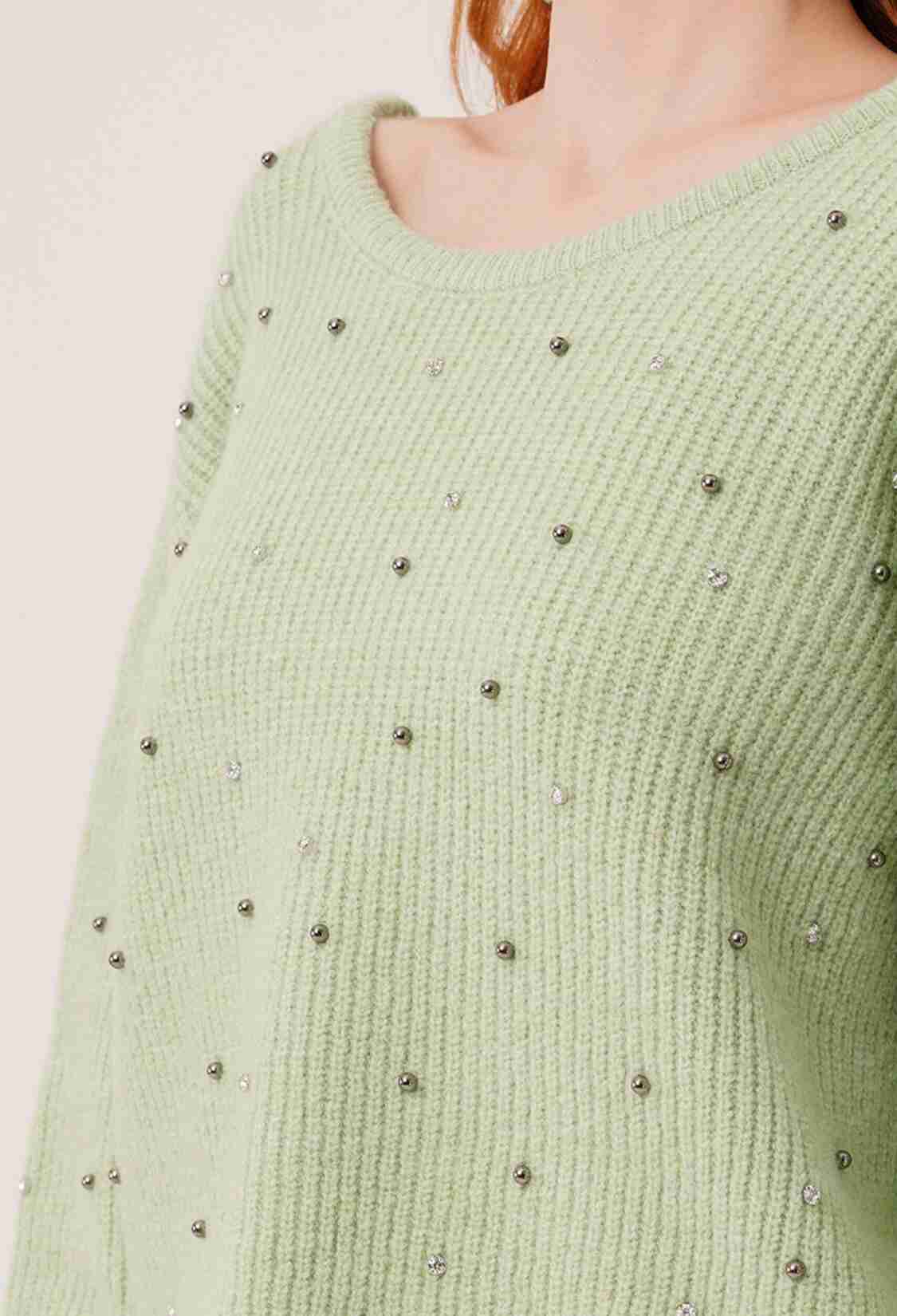 Sweater With Sequined DetailRegular Fit - Brand: Lustrin - Women & Kids, Baby Clothes Wholesale - TheBS Women