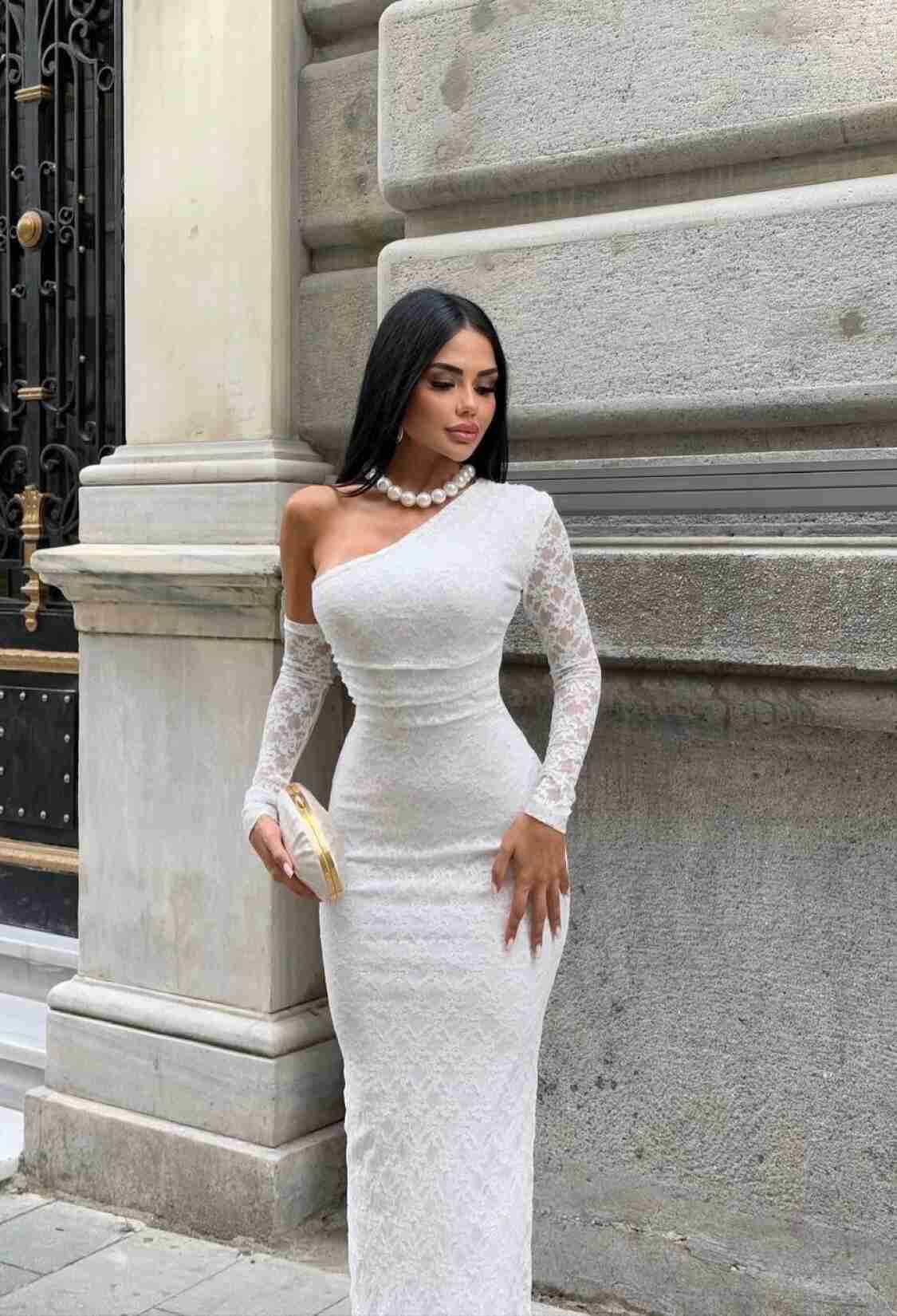 Elegant Sexy Bodycon Dress With One Shoulder Neck - Brand: My Jest Fashion - Women & Kids, Baby Clothes Wholesale - TheBS Women